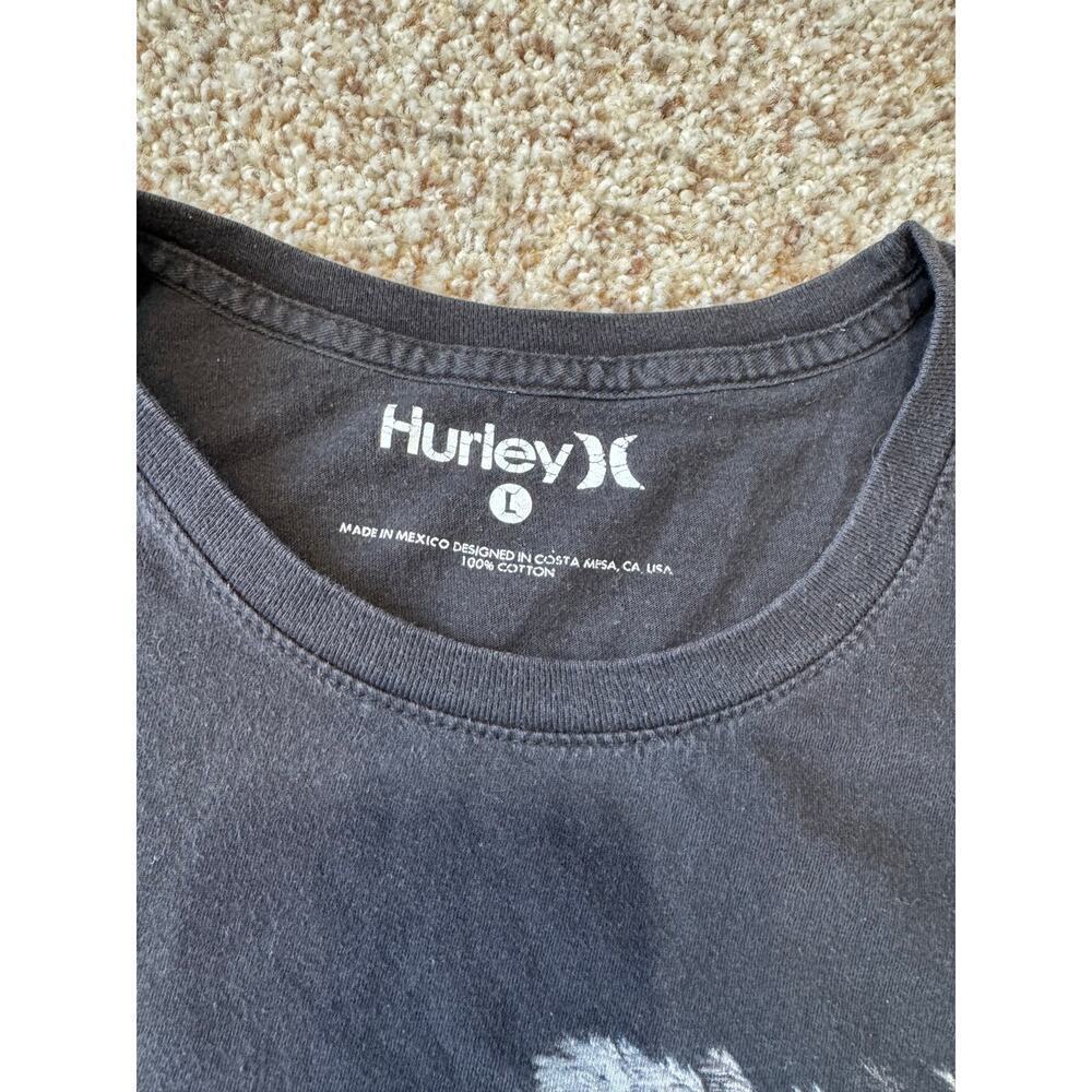 HURLEY Men's T-shirt size Large, Black - Picture 5 of 6